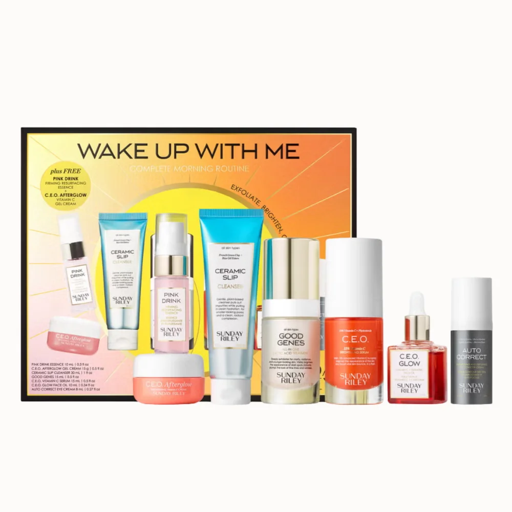 Sunday Riley Wake Up With Me Complete Morning Routine Kit