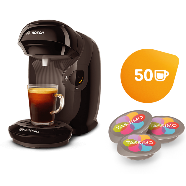 Tassimo Style Friendly Coffee Machine With 50 Pods