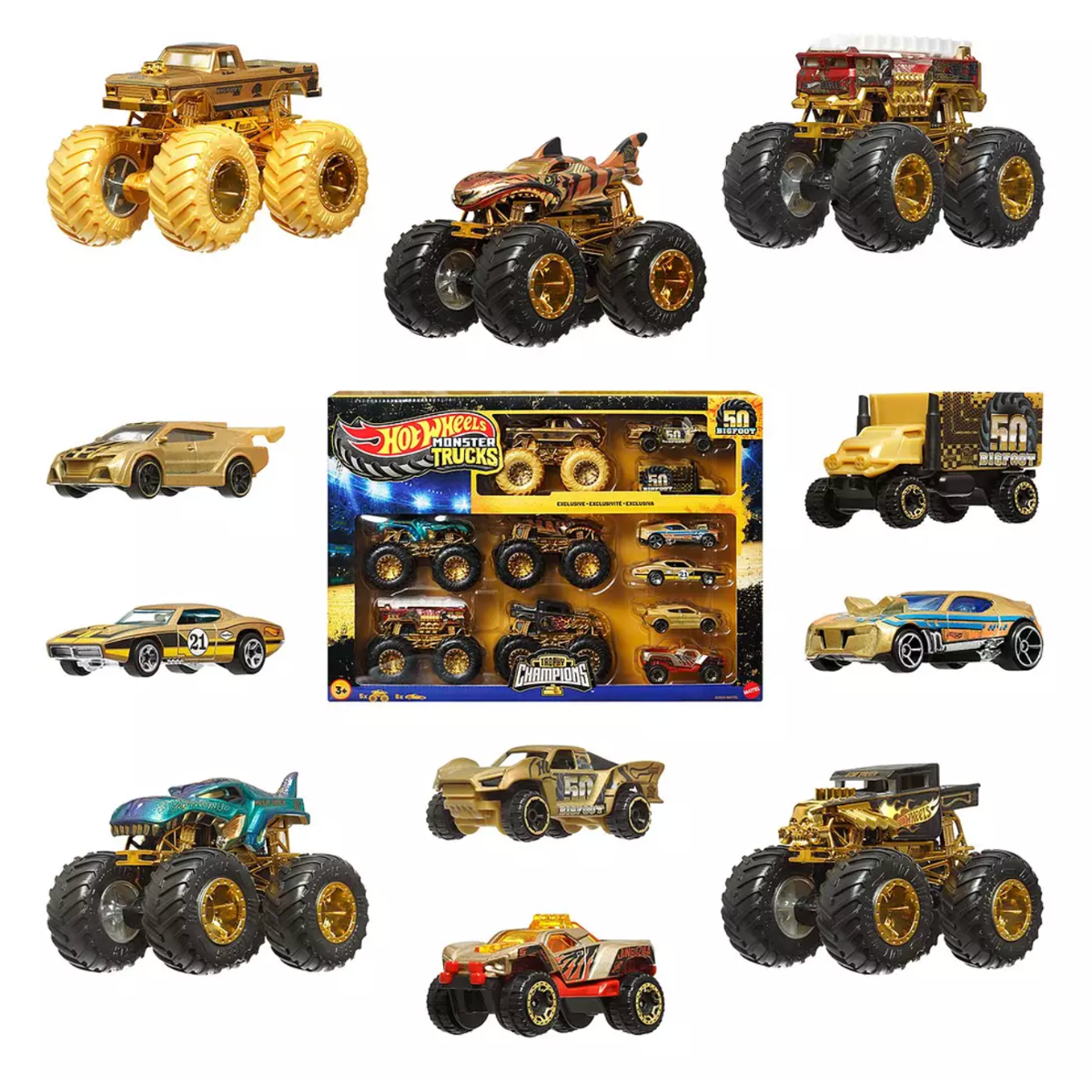 Monster Trucks 1:64 Trophy Champions Collection