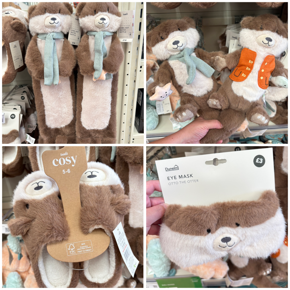 Otto The Otter Range From £3 At Dunelm