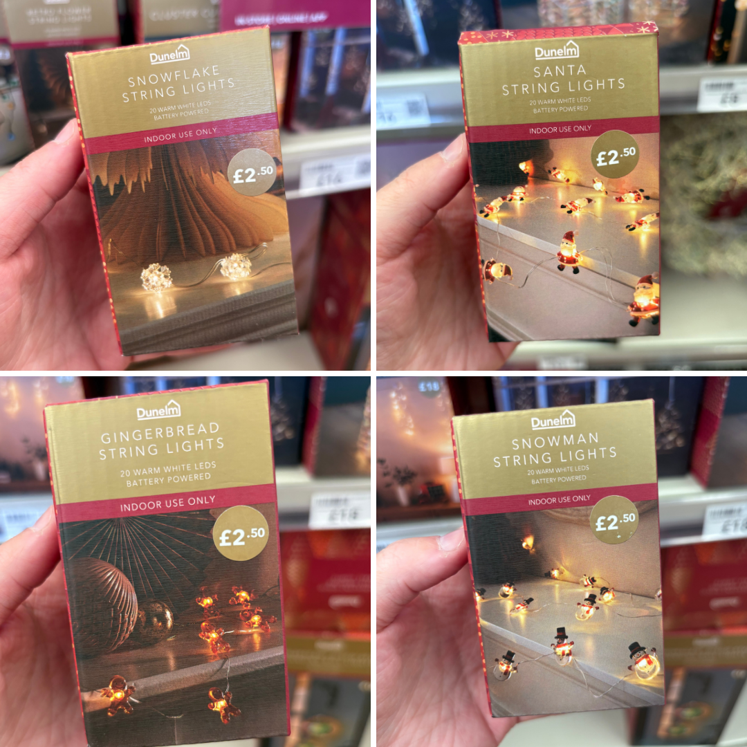 Battery Operated Christmas Lights From Only £2.50 At Dunelm