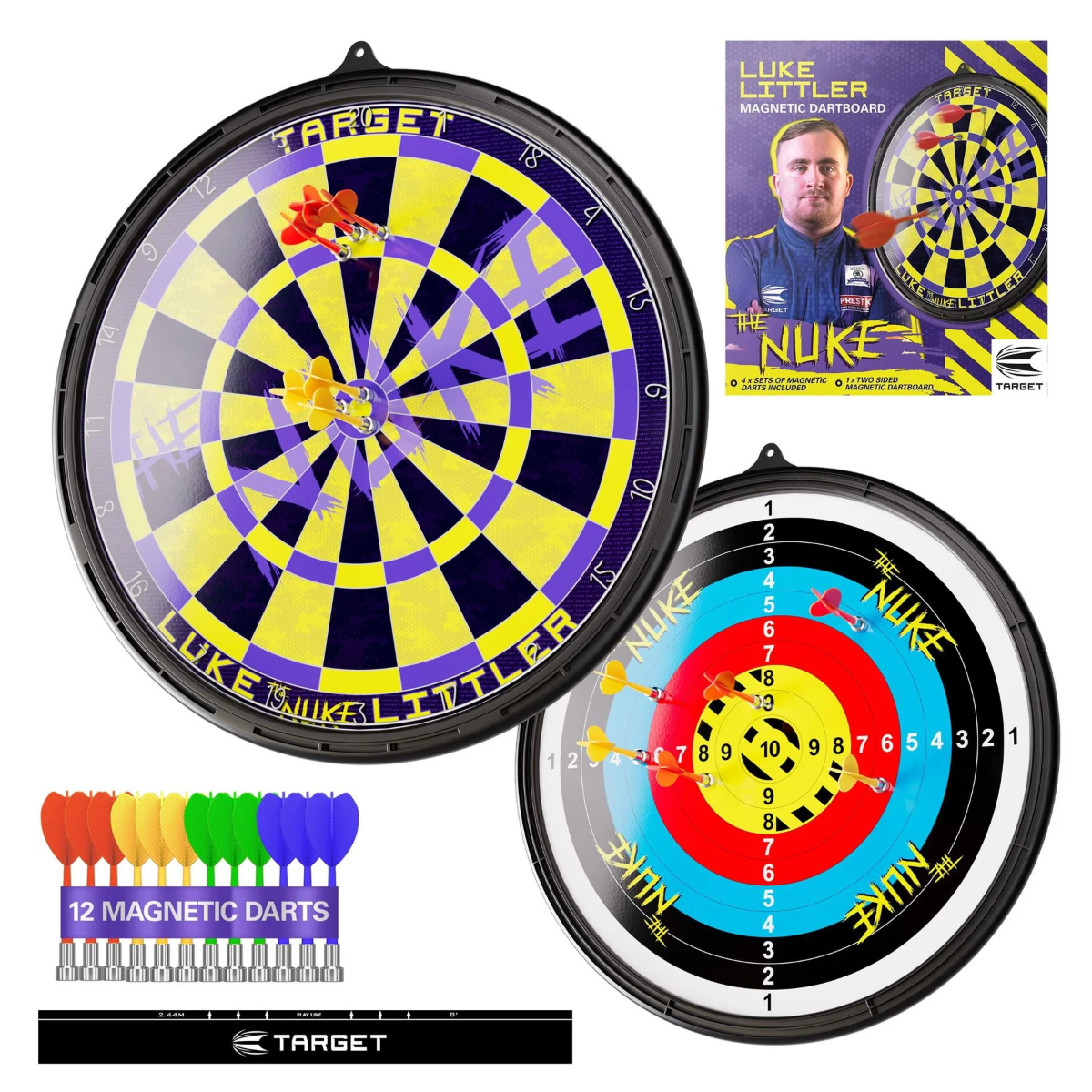 Target Darts Luke Littler Magnetic Dartboard Set