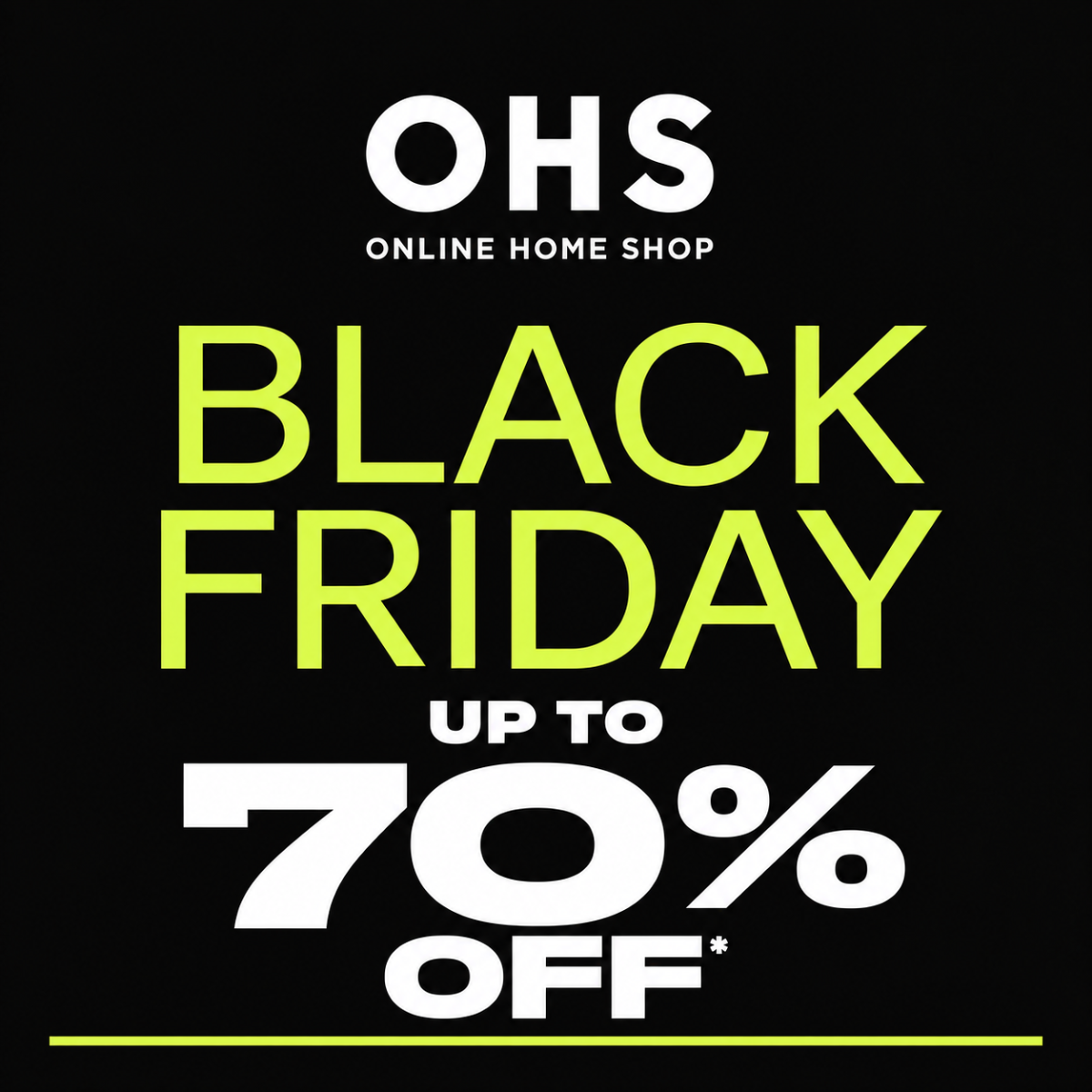Online Home Shop Black Friday Sale Up To 70% Off!