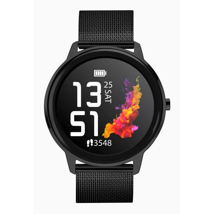 Sekonda Flex Smart Watch | Black Case & Mesh Strap | 40529