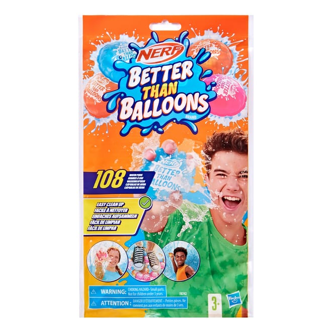 Nerf Better Than Balloons Water Pods 108 Pack
