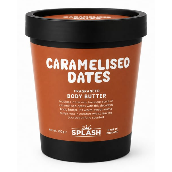 Splash Caramelised Dates Body Butter 250g