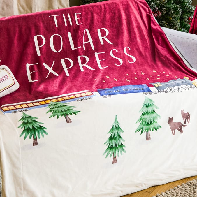 The Polar Express Fleece Throw