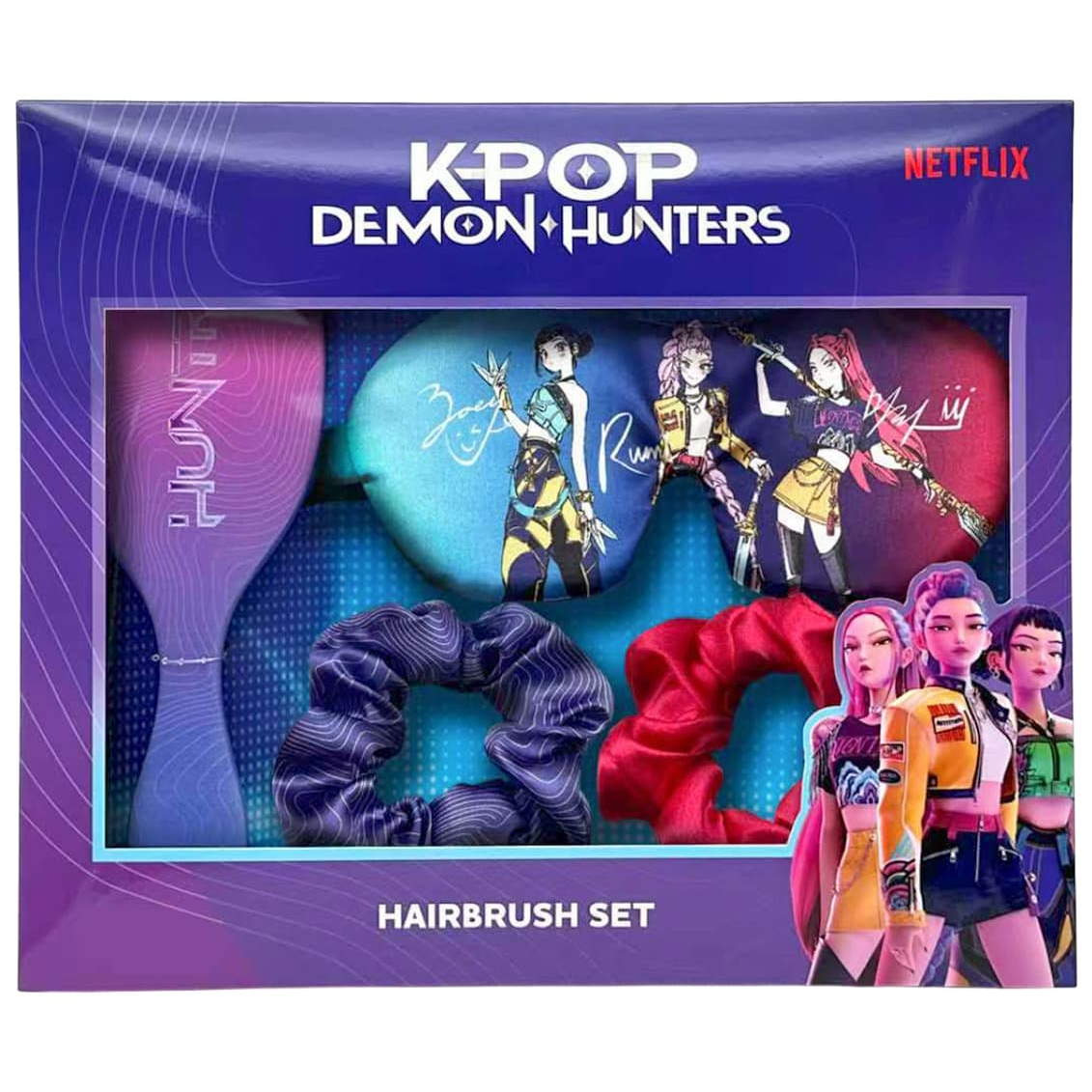 KPop Demon Hunters Hair Accessory Set 4pc