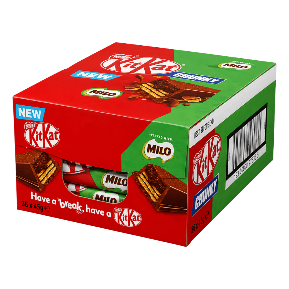 Kit Kat Chunky Milo 36 x 45g
