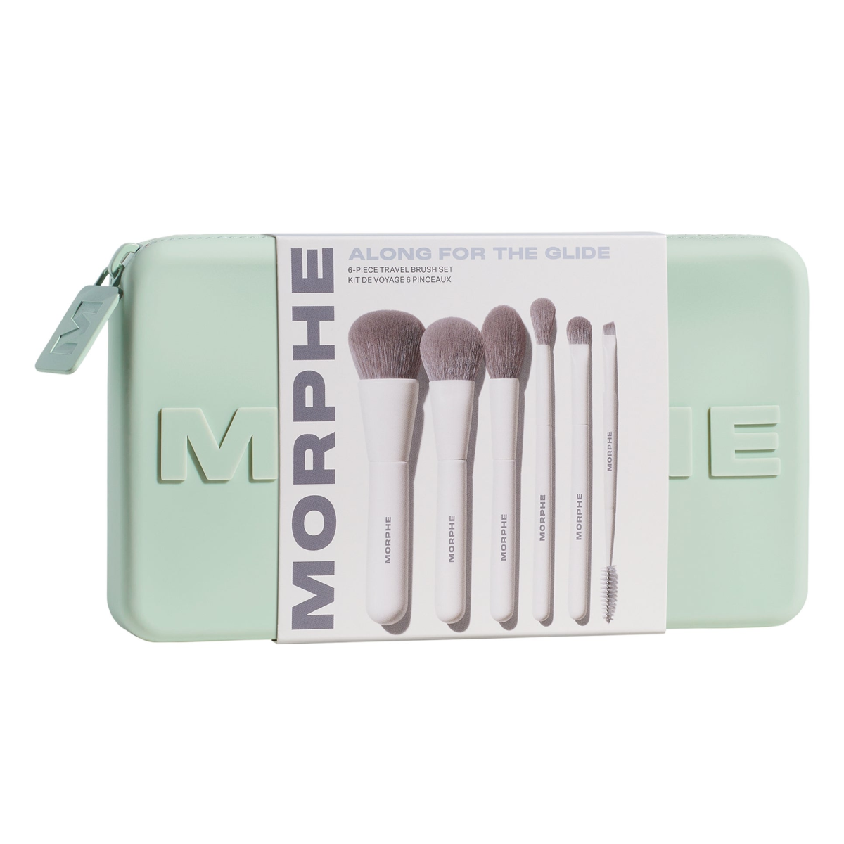 Morphe Along For The Glide 6-Piece Travel Brush Set (Worth £71.00)