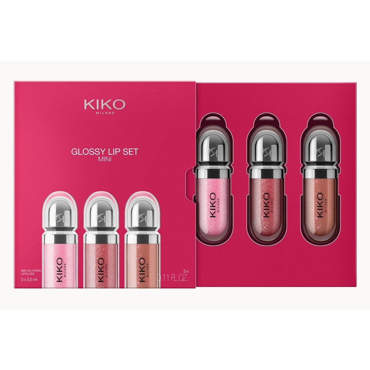 KIKO Milano Glossy Lip Set Mini 10.5ml