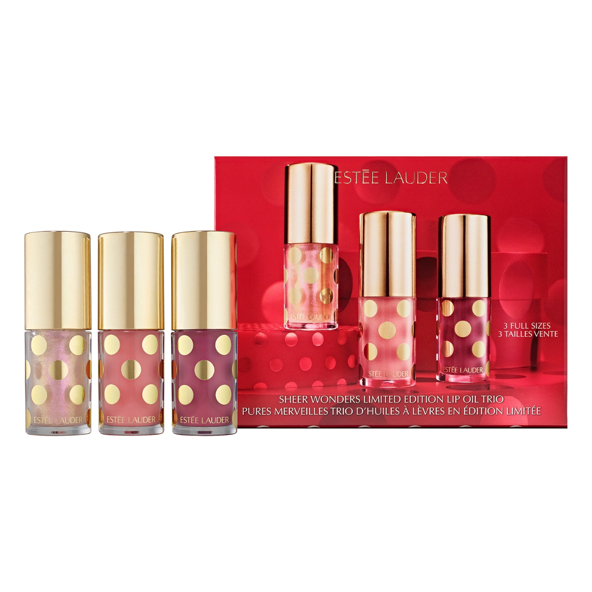 Estée Lauder 3 Piece Lip Oil Set