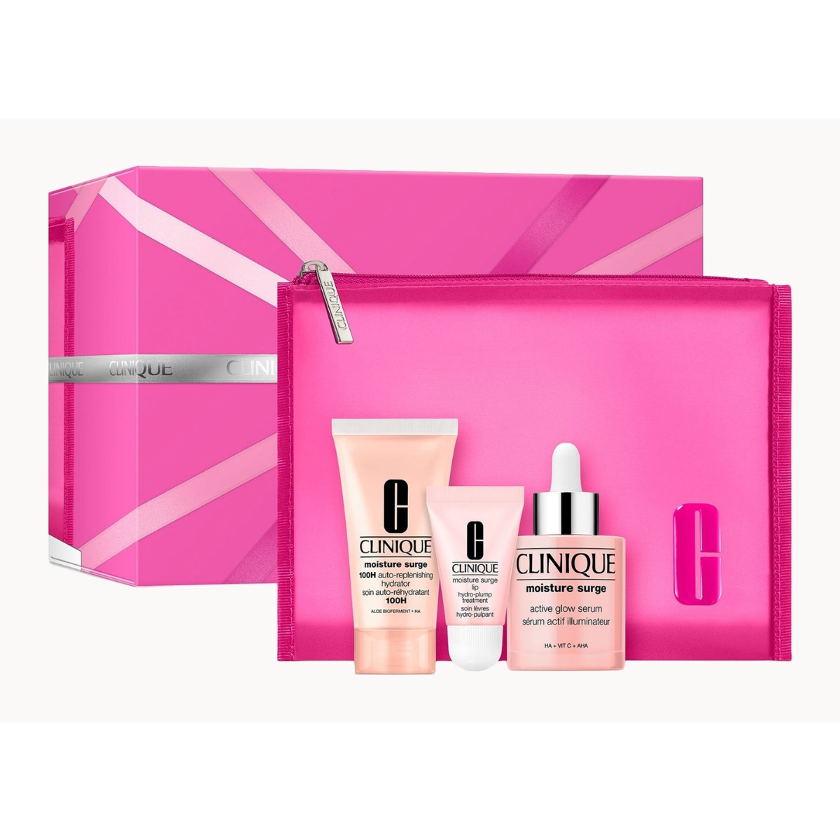Clinique Moisture Surge Glow Serum Skincare Gift Set
