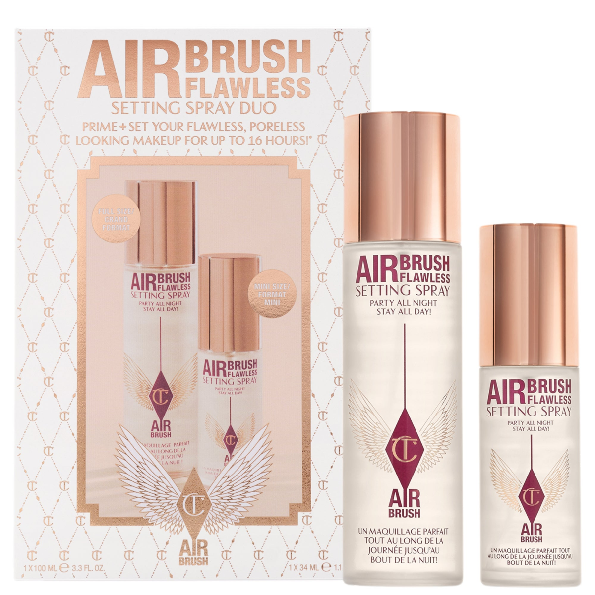 Charlotte Tilbury Airbrush Flawless Setting Spray Duo (25% Saving)