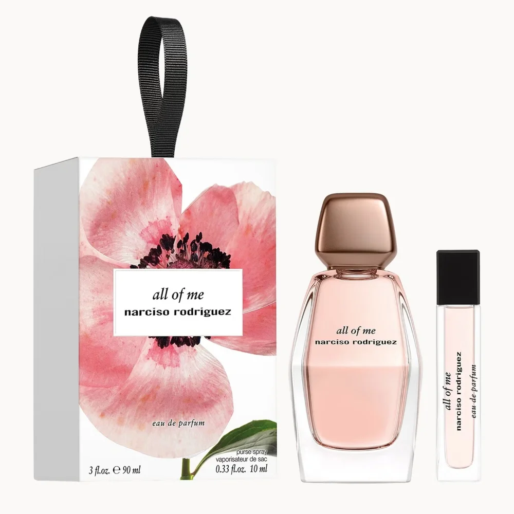 Narciso Rodriguez All of Me Eau De Parfum 90ml and Purse Spray Set